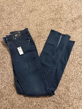 Express Slim Straight Jeans in Dark Indigo